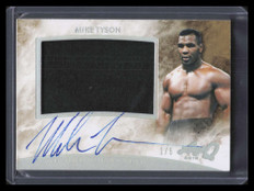 2017 Leaf Q '15 Memorabilia Autographs Silver ammt1 Mike Tyson Relic Auto 1/5