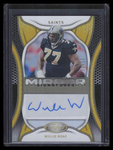 2022 Certified Mirror Signatures Gold 99 Willie Roaf Auto 2/10