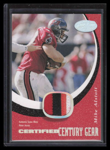 2000 Leaf Certified Gridiron Gear Century ma40h Mike Alstott Patch 12/21