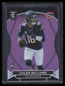 2024 Totally Certified Mirror Platinum Purple Die Cut Caleb Williams RC 26/75