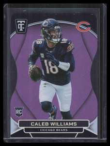 2024 Totally Certified Mirror Platinum Purple Die Cut Caleb Williams RC 55/75