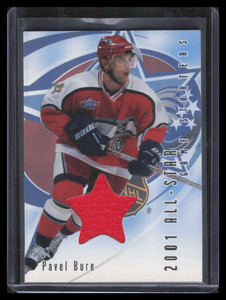 2001-02 BAP Memorabilia Starting Lineup s6 Pavel Bure All-Star Game Jersey /70