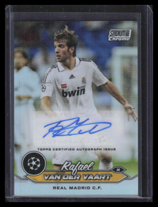 2023-24 Stadium Club Chrome UEFA Autographs CARVDV Rafael van der Vaart Auto