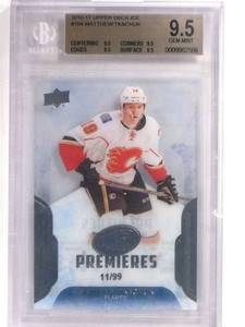 2016-17 Upper Deck Ice Matthew Tkachuk rc rookie #D11/99 #194 BGS 9.5
