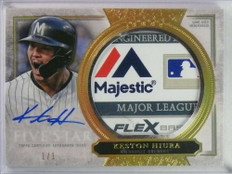 2020 Topps Five Star Keston Hiura autograph auto majestic logo patch 1/1
