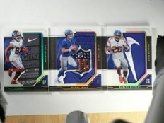 2019 Playbook Nexus Daniel Jones Saquon Barkley Shepard NFL Logo patch 1/1