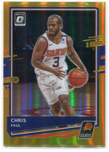 2021-22 Donruss Optic Gold Refractor 100 Chris Paul 3/10