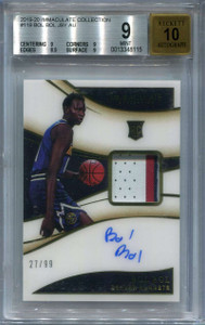 2019-20 Immaculate Collection 119 Bol Bol Rookie Patch Auto 27/99 BGS 9 MINT 10