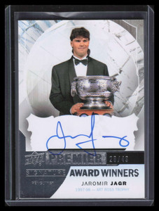 2015-16 Upper Deck Premier Signature Award Winners SAJJ Jaromir Jagr Auto 28/49