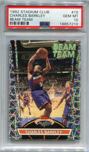 1992-93 Stadium Club Beam Team 15 Charles Barkley PSA 10 GEM MT