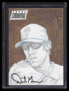 2008 Stadium Club Sketches 95 Chase Utley Sketch Card 1/1