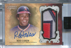 2021 Topps Dynasty Autograph Patches Silver daprc2 Rod Carew Patch Auto 2/5