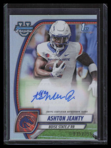 2024 Bowman Chrome University Autographs Refractor Ashton Jeanty RC Auto 35/299