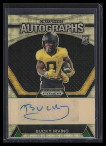 2024 Panini Prizm Draft Picks Autographs Gold Vinyl Bucky Irving Rookie Auto 1/1