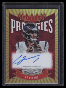2024 Finest Prodigies Autographs Red Refractor PCJS CJ Stroud Auto 1/5