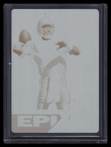 1997 Pinnacle Epix Printing Plate Yellow Back e2 Troy Aikman 1/1
