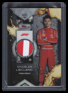2024 Finest Formula 1 f1 Relics Black Refractor f1rlec Charles Leclerc Patch /10