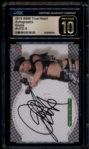 2019 BBM True Heart Autographs Giulia Auto 29/82 CGC 10 PRISTINE 9 Autograph