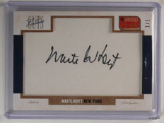 2013 Panini America's Pastime Cuts Waite Hoyt autograph auto #D 1/1