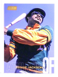 2018 Topps Stadium Club Gold Rainbow Foil Reggie Jackson #D 1/1