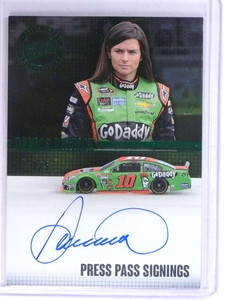 2014 Press Pass Signings Green Danica Patrick autograph auto #D2/5 #PPS-DP