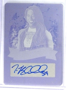 2020 Leaf Ultimate Wrestling Queens Tessa Blanchard autograph plate 1/1 ID: 28419