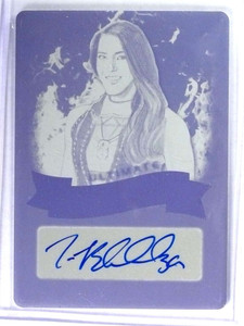 2020 Leaf Ultimate Wrestling Queens Tessa Blanchard autograph plate 1/1 ID: 28420