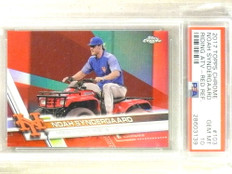 2017 Topps Chrome Red Refractor Variation  Noah Syndergaard #2/5 PSA 10