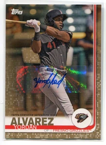 2019 Topps Pro Debut Autographs Gold 61 Yordan Alvarez Rookie Auto 37/50