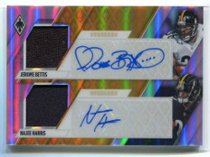 2021 Panini Phoenix Autographs Bettis Najee Harris Rookie Dual Jersey Auto 1/15