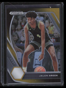 2021-22 Panini Prizm Draft Picks Prizms Black Gold 4 Jalen Green Rookie 3/5