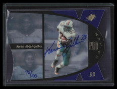 1997 SPx ProMotion Autographs 5 Karim Abdul-Jabbar Auto 75/100
