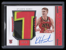 2018-19 National Treasures Horizontal 125 Kevin Huerter Rookie Patch Auto 30/49