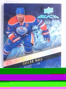 2015-16 Upper Deck UD Black Ice Spectrum Taylor Hall autograph auto #D5/5