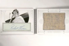 2015 National Treasures Bobby Thomson autograph auto jersey #D08/25
