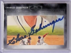 2006 Topps Sterling Cuts Charles Gehringer autograph auto #CUT-79