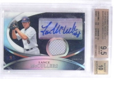 2010 Bowman Sterling USA Lance Mccullers autograph jersey rc #/25 BGS 9.5