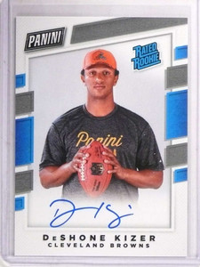 2017 Panini Rated Rookie National VIP Deshone Kizer autograph auto rc
