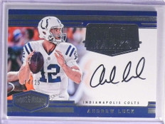 2016 Plates Patches Pivotal Marks Andrew Luck autograph auto #D14/25