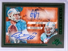 2015 Panini Gridiron Kings Jay Ajayi Ryan Tannehill autograph auto #d1/5