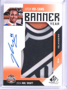 2017-18 Sp Game Used Banner Year Josh Ho-Sang autograph auto rc #D03/30