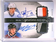 2013-14 Upper Deck The Cup John Tavares Matt Duchene autograph patch /35