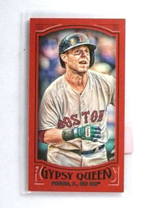 2016 Topps Gypsy Queen Mini Red Dustin Pedroia #D1/5 #149