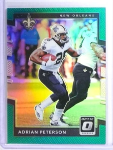 2017 Donruss Optic Green Emerald Prizm Adrian Peterson #D2/5 #82