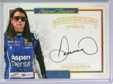 2017 National Treasures Magnificent Marks Danica Patrick autograph #D04/10