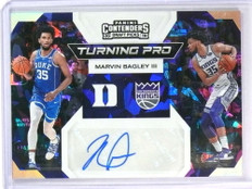 2019 Contenders Draft Turning Cracked Ice Marvin Bagley autograph rc /23