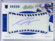 2020 Panini Absolute Baseball Gavin Lux autograph auto rc rookie #D02/99