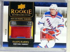 2020-21 Upper Deck Rookie Retrospective Kaapo Kakko 2clr patch #18/19
