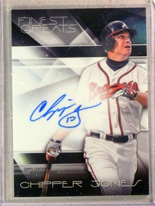 2015 Topps Finest Greats Chipper Jones Autograph Auto #FGACJ