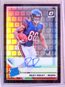 2019 Donruss Optic Rated Rookie Black Pandora Riley Ridley Autograph #D5/5